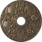 Ekena Millwork Norwich Ceiling Medallion (Fits Canopies up to 4 1/2"), 18"OD x 3 1/2"ID x 1 3/8"P, Warm Silver CM18NOWSS - alternate 1